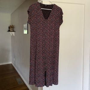 Madewell Easy Midi Dress in Fieldwalk Floral